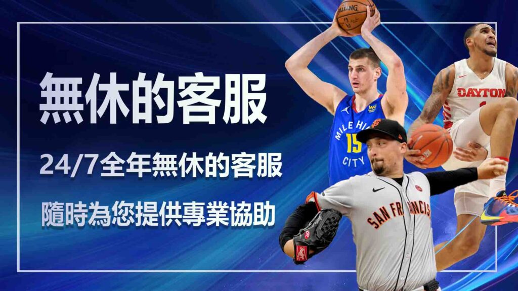 24/7全年無休的客服,隨時為您提供專業協助